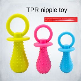Dog TPR Flavor Bite Resistant Pacifier Chew Molar Toy