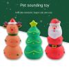 Dog toys Christmas Tree Moose Bite Resistant Teething Sound Toys