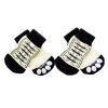 Dog Socks Paw Protection 4 Pcs White Knitted Socks, Indoor Wear