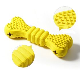 Dog Snack Dispenser Interactive Toy Yummy Bone Feeder Chew Toy