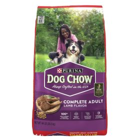 Dog Chow Purina High Protein Real Lamb Flavor Dry Dog Food 44 lb Bag