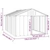 Dog House Gray Galvanized Steel