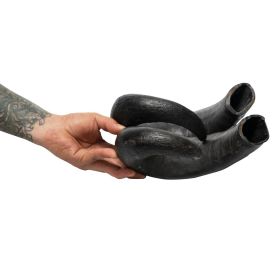 Dog Treats Water Buffalo Horn-100% Natural;  Long-Lasting;  Grain-Free;  Gluten-Free;  2 COUNT-15 oz