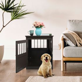 Dog Crate Furniture-Style End Table, Supports up to 33 lbs