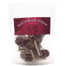 Dog Treats Cod And Beef Lollipop Organic Snacks 8oz