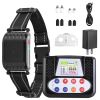 Dog Wireless Fence Remote Training Collar with 0-9 Levels Beep Vibration Shock Mode 4 Channels