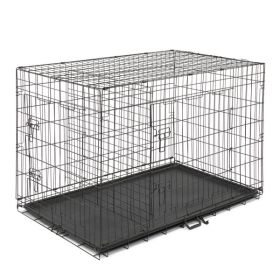 Dog Kennel 48" Folding Steel Crate Playpen