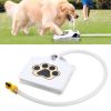 Dog Water Fountain Outdoor Step-on Activated Sprinkler