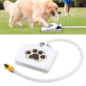 Dog Water Fountain Outdoor Step-on Activated Sprinkler