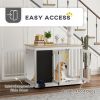 Dog Crate Furniture-style Doubles as a Functional Side Table