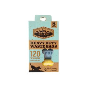 Dog Waste Bag Refill Pack- 8 Rolls Dr. Pol 120 Count