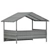 Dog Bed Wicker With Canopy
