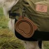 Dog food bowl Silicone folding automatic feeder outdoor travel portable