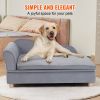 Dog Sofa, Couch for Large-Sized Dogs Soft Velvety Bed, 110 lbs