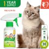Flea and Tick Home Spray for Dogs Cats Ferret Mosquito Bug Repellent Carpet Flea Killer Pet Pest Control House Flea Treatment Indoor Organic
