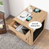 Dog Kennel with Drawer and Removable Dog Bed Furniture-Style