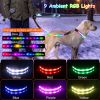 Dog Leash LED Dog Leash with 9 Light Colors IPX7 Waterproof USB Rechargeable