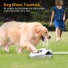 Dog Water Fountain Outdoor Step-on Activated Sprinkler