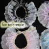 Dog Collar Beads Violet Princess Retro Style Lace Handmade Necklace 8.2-11.2
