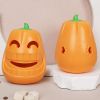 Dog Chew Toy Halloween Pumpkin Shaped, Treat-Dispensing Funnel Toy