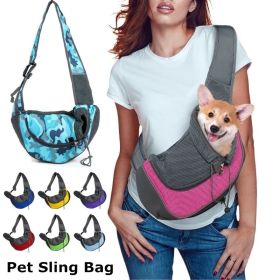 Dog Carrier S/L Outdoor Travel Shoulder Bag Mesh Oxford Single Comfort Sling Handbag