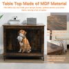 Dog Crate Double Door, Furniture-Style Side Table