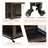 Dog Crate Double Door, Furniture-Style Side Table
