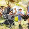 Dog Stroller with Removable Waterproof Cover, Foldable