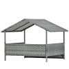 Dog Bed Wicker With Canopy