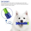 Dog Toothbrush TPR Chew Bite Teeth Cleaning Pet Molar Brushing Stick Dogs Toothbrush Chewing Bite Toy Durable Chewing