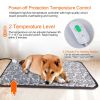 Dog Heating Pad, Waterproof Adjustable Blanket