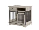 Dog crate with Sliding Door and Drawers