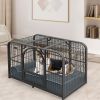 Dog Bed Orthopedic with Headrest and Removable Washable Cover