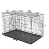 Dog Kennel 48" Folding Steel Crate Playpen
