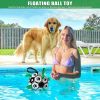 Dog Toy  Football Interactive Ball, Durable For Large And Medium-sized Dogs, With Grab Ring, Water Toy Tug Of War