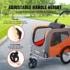 Dog Bike Trailer, Supports up to 66 lbs, 2-in-1 Stroller Carrier, Folding Cart