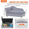 Dog Sofa, Couch for Medium-Sized Dogs, Soft Velvety 81 lbs