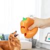 Dog Chew Toy Halloween Pumpkin Shaped, Treat-Dispensing Funnel Toy