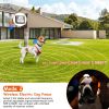 Dog Wireless Fence Remote Training Collar with 0-9 Levels Beep Vibration Shock Mode 4 Channels