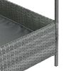 Dog Bed Wicker With Canopy