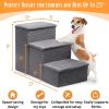 Dog Stairs for High Beds or Couch Foldable With Storage Small Dogs Medium Dogs