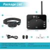 Dog Training Collar Wireless Electric Fence Waterproof Boundary System w/ for Small Medium Large Dogs