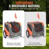 Dog Bike Trailer, Supports up to 66 lbs, Bicycle Carrier, Folding Frame w Universal Bicycle Coupler