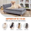 Dog Sofa, Couch for Large-Sized Dogs Soft Velvety Bed, 110 lbs