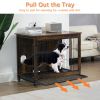 Dog Crate Double Door, Furniture-Style Side Table