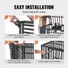 Dog Crate, Indestructible Dog Crate, 3-Door Heavy Duty Dog Kennel for Medium to Large Dogs with Lockable Wheels
