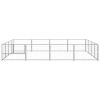 Dog Kennel Silver 172.2 ft Steel