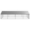 Dog Kennel with Roof 236.2"x118.1"x59.1"