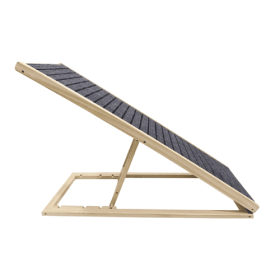 Dog Bed Ramp, Extra Wide For Excellent Traction, Pet Ramp For Small Dogs To Get On The Sofa Car (Option 1: Solid wood ramps)