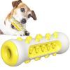 Dog Squeaky Toys for Aggressive Chewers, Tough Toothbrush Dog Chew Toy, Nearly Indestructible Rubber Toys, Teeth Cleaning